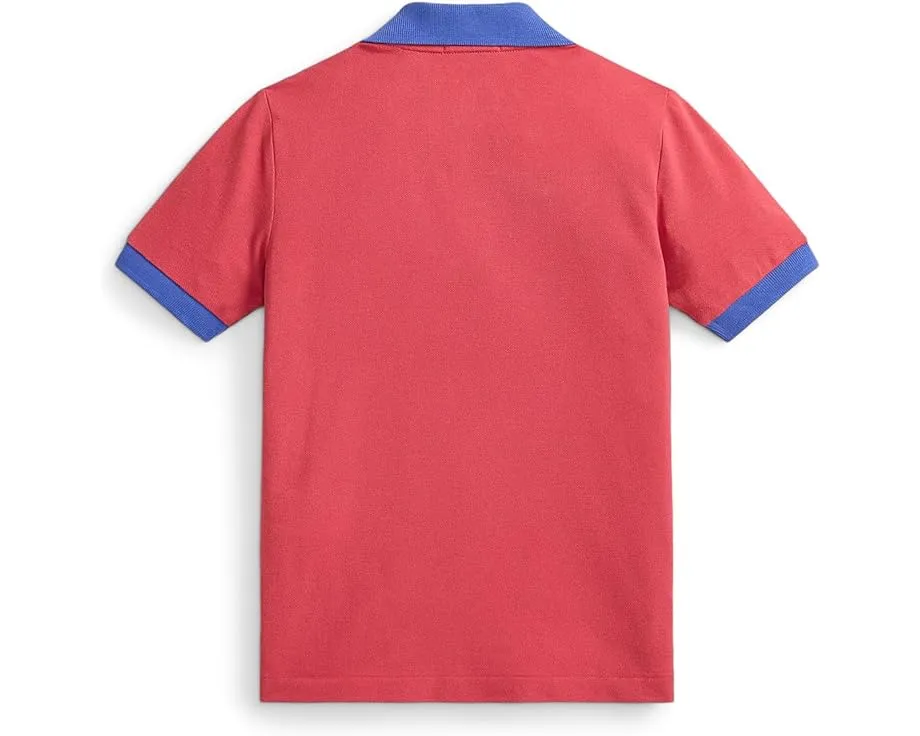 Polo Ralph Lauren Kids Поло из стрейч-хлопковой сетки для малышей и детей