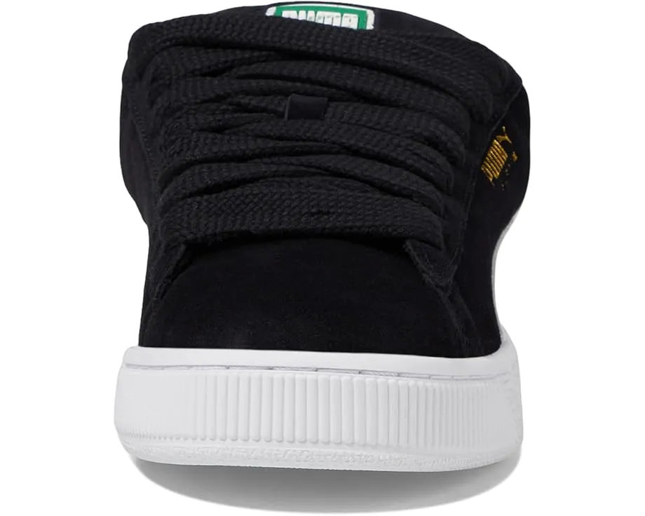 Кроссовки Puma Suede XL из замши и кожи с контрастной шнуровкой в уличном стиле