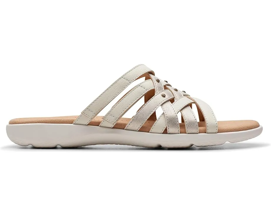 Плоские босоножки Clarks Elizabelle Rio с застежкой на липучке