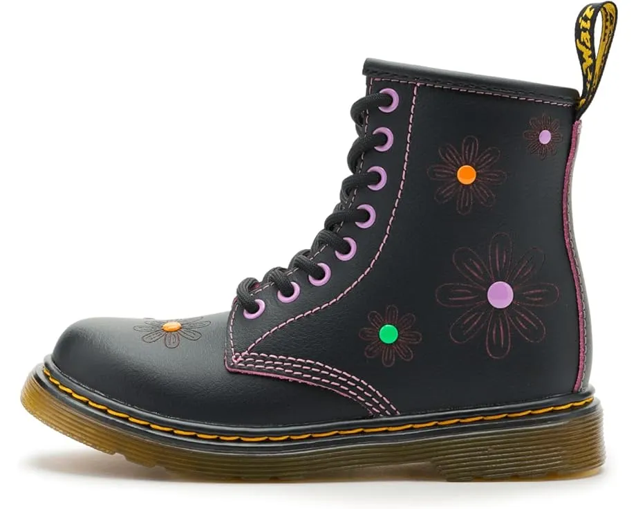 Ботинки Dr. Martens 1460 для детей с текстурированным верхом и молнией