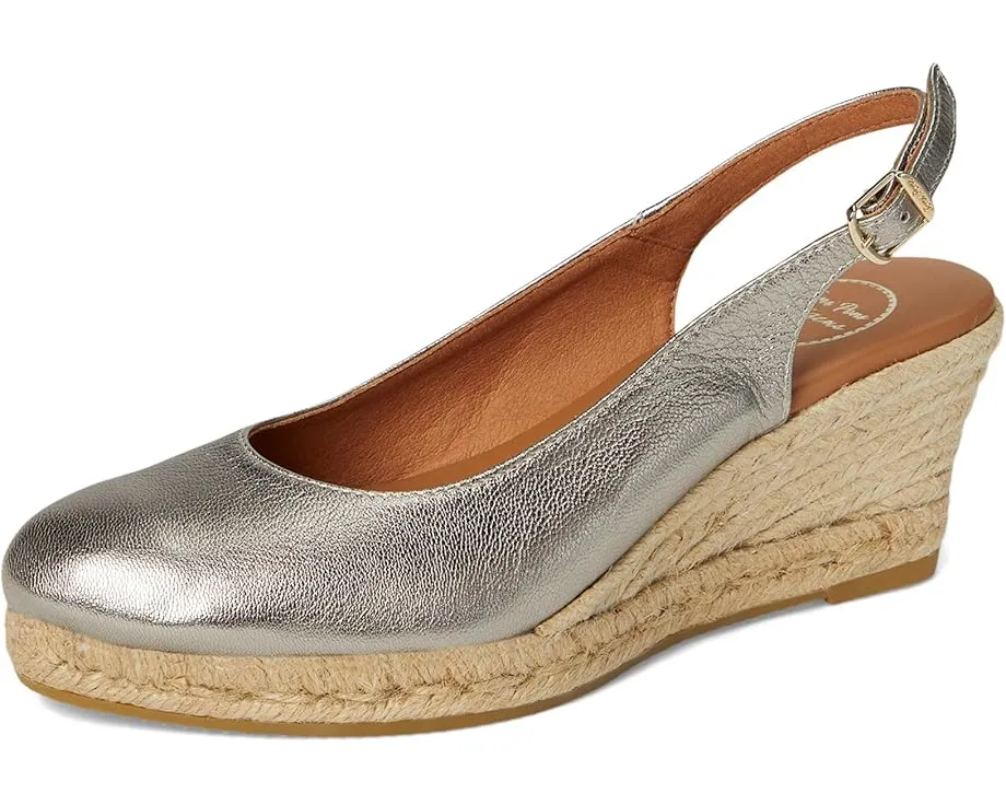 Toni Pons Туфли-лодочки Bremen-5P из металлизированной кожи на клине