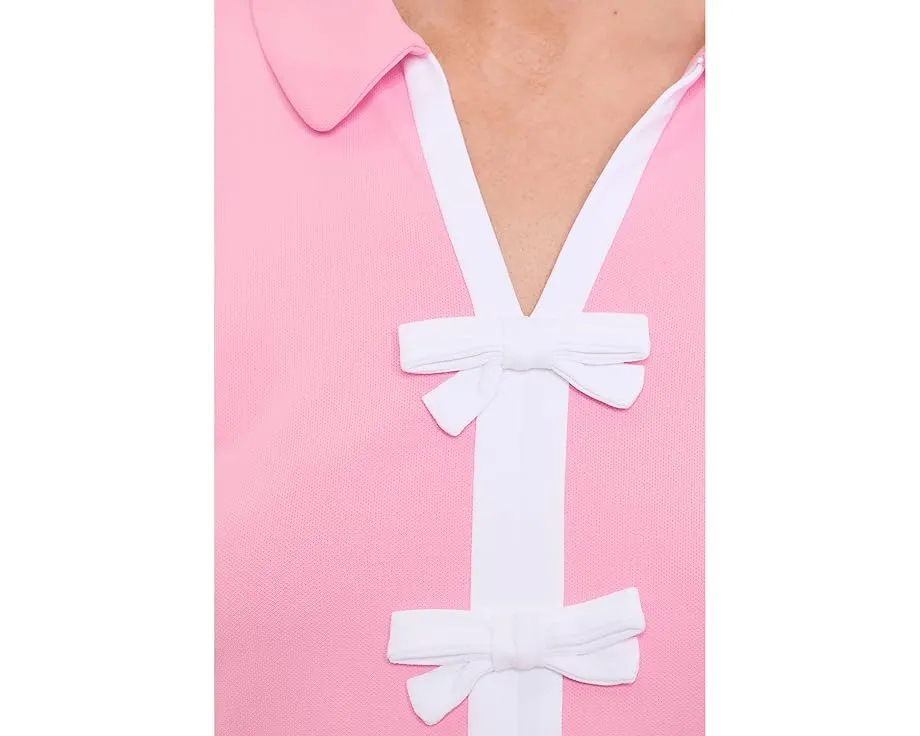 Женское поло Lilly Pulitzer Frida Bow с защитой UPF 50+
