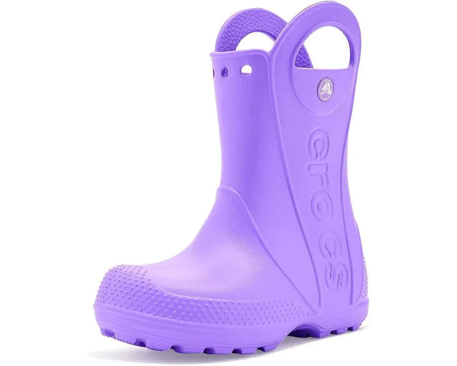 Резиновые сапоги Crocs Handle It для малышей с ручками и светоотражающим логотипом