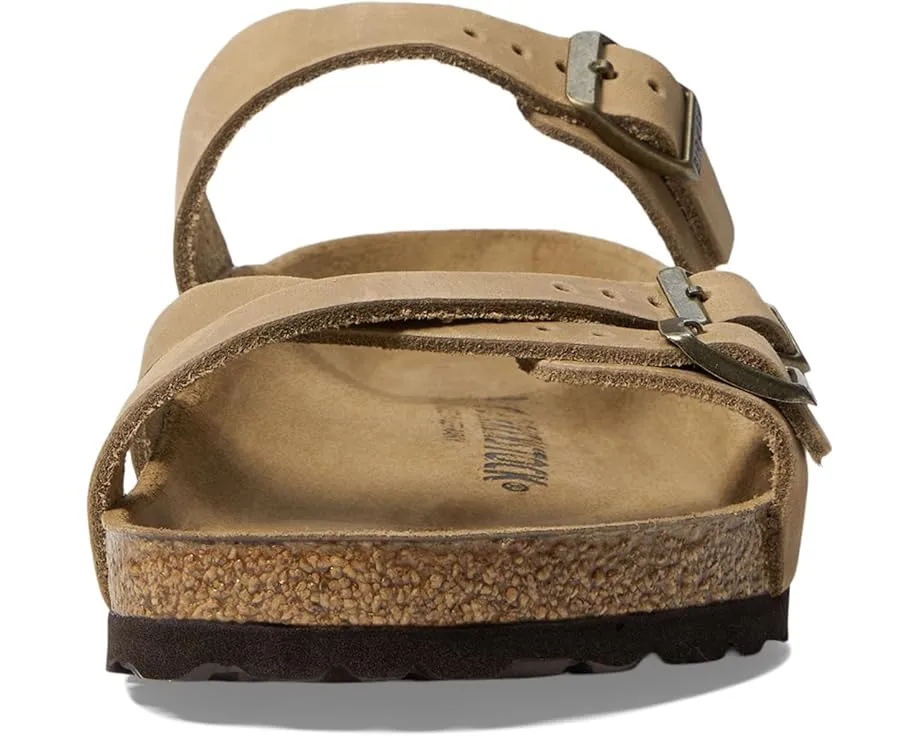 Сандалии Birkenstock Franca Oiled Leather с плетеными ремешками