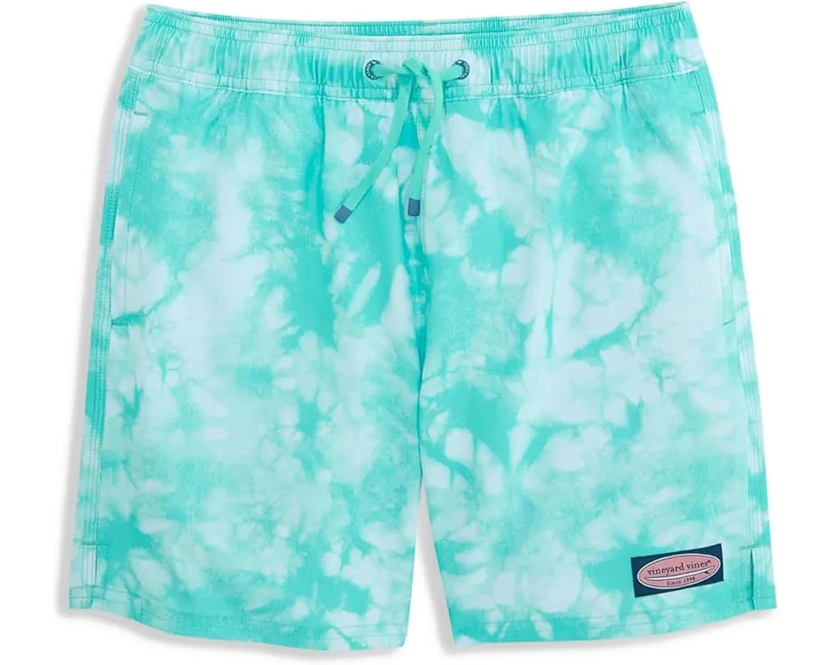 Детские плавки Printed Chappy Trunks от Vineyard Vines Kids с сетчатой подкладкой