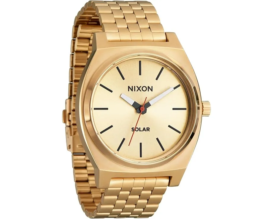 Часы Nixon Time Teller Solar из нержавеющей стали с японским кварцевым механизмом