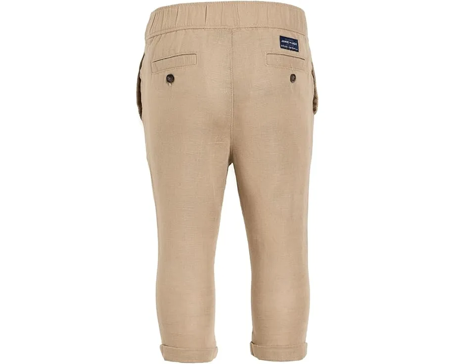 Брюки из льна и хлопка Janie and Jack для малышей с отворотами