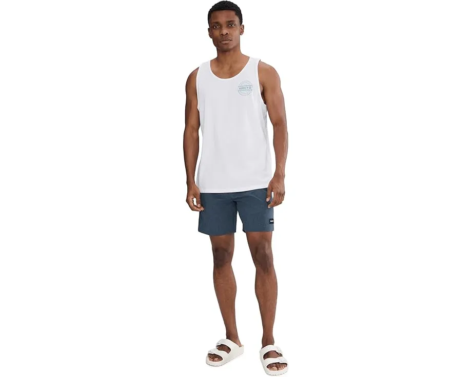 Hurley Filler Топ без рукавов с круглым вырезом и принтом