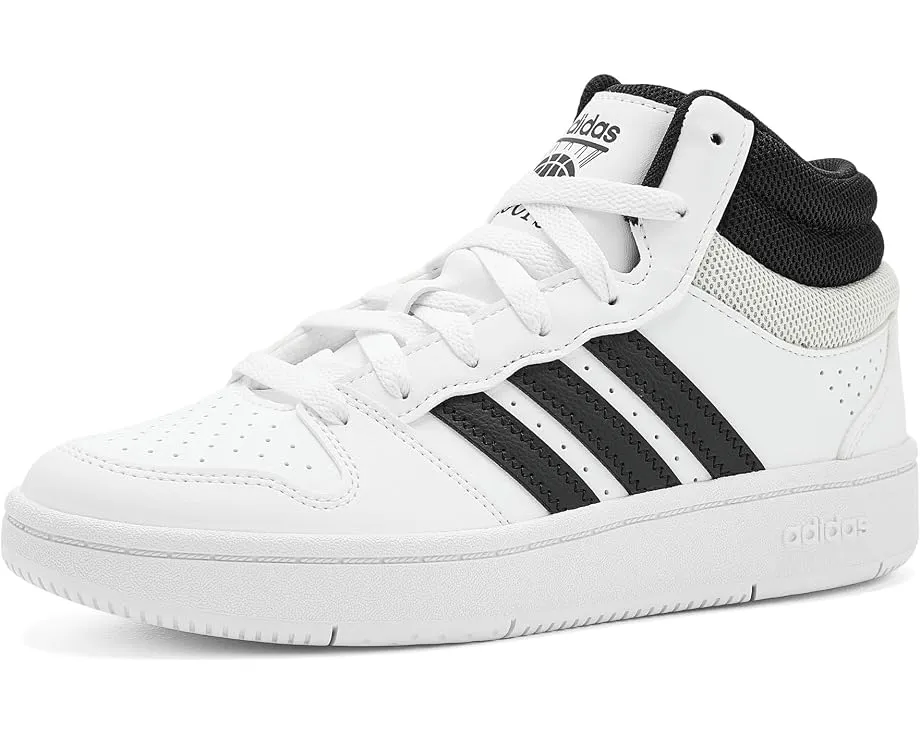 Кроссовки Adidas Hoops Mid Classic для детей с верхом из кожзаменителя