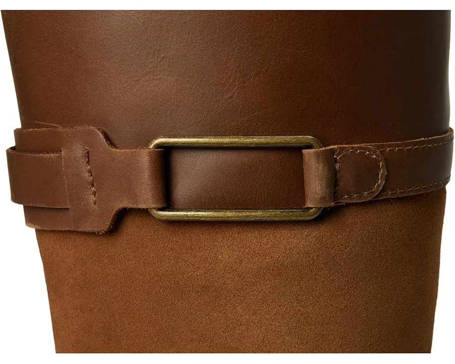 Ботинки до колена Clarks Maye Carly с молнией сбоку и деталью на пряжке