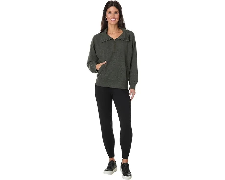 Свитшот Mod-o-doc с длинным рукавом и воротником на молнии для повседневного образа