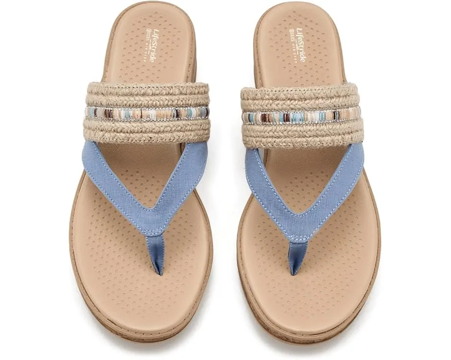 Босоножки Birdie Thong от LifeStride на танкетке