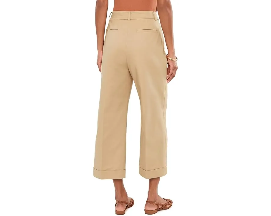 Укороченные брюки из двухслойного стретч-хлопка Lauren Ralph Lauren