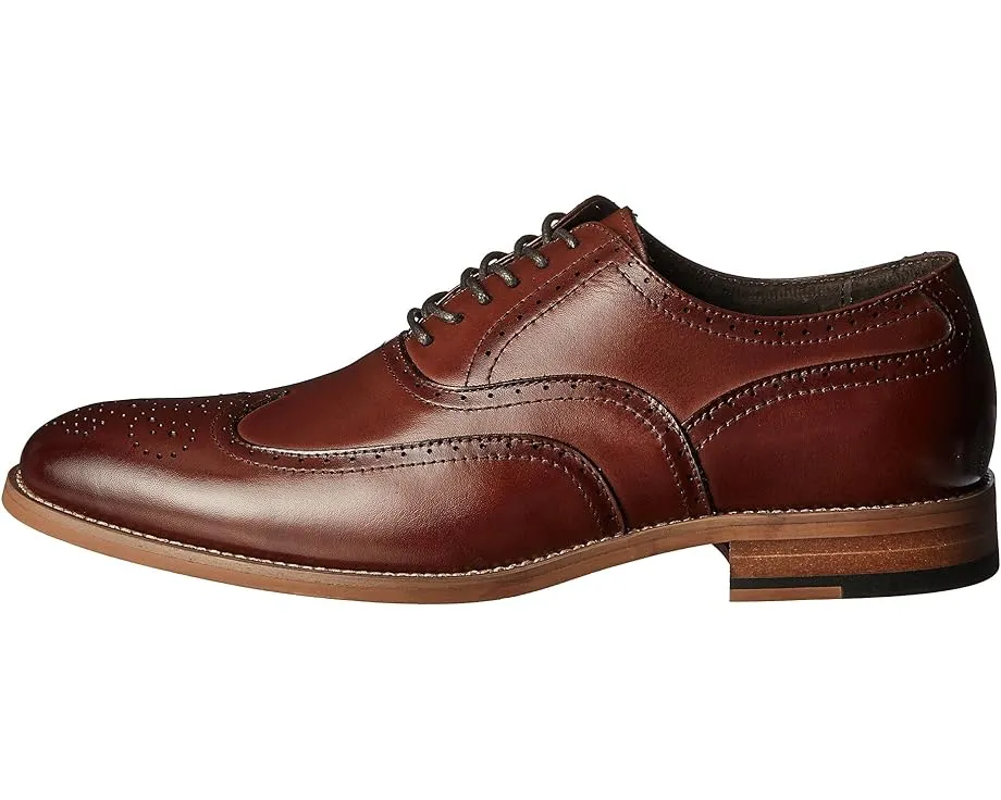 Оксфорды Stacy Adams Dunbar Wingtip с перфорацией и каблуком