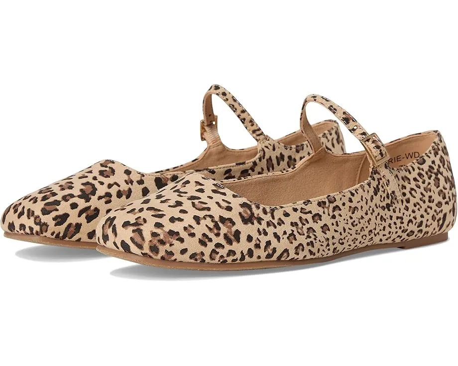 Балетки Journee Collection Carrie с ремешком и пряжкой из велюровой замши