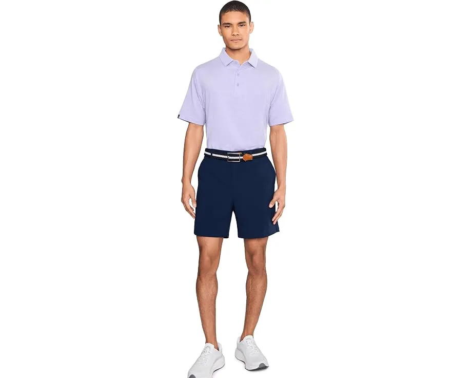 Поло Callaway Heather Jacquard с меланжевой тканью и защитой от солнца