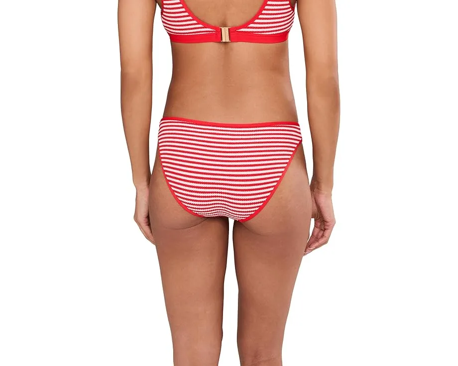 Шорты низкой посадки Seafolly Club House Hipster с контрастной окантовкой