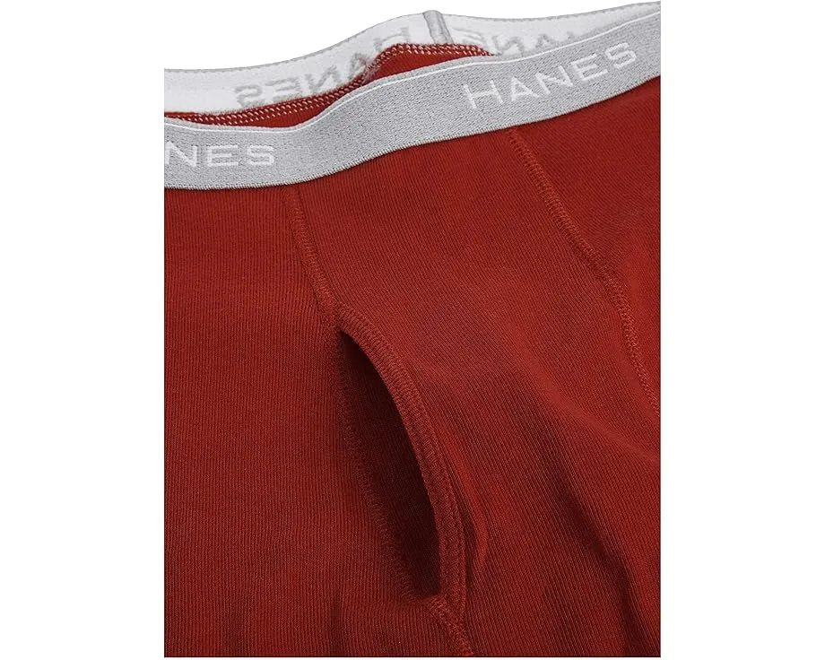 Трусы боксеры Hanes Cool Dri с влагоотводящей тканью и поясом ComfortFlex упаковка 10 штук