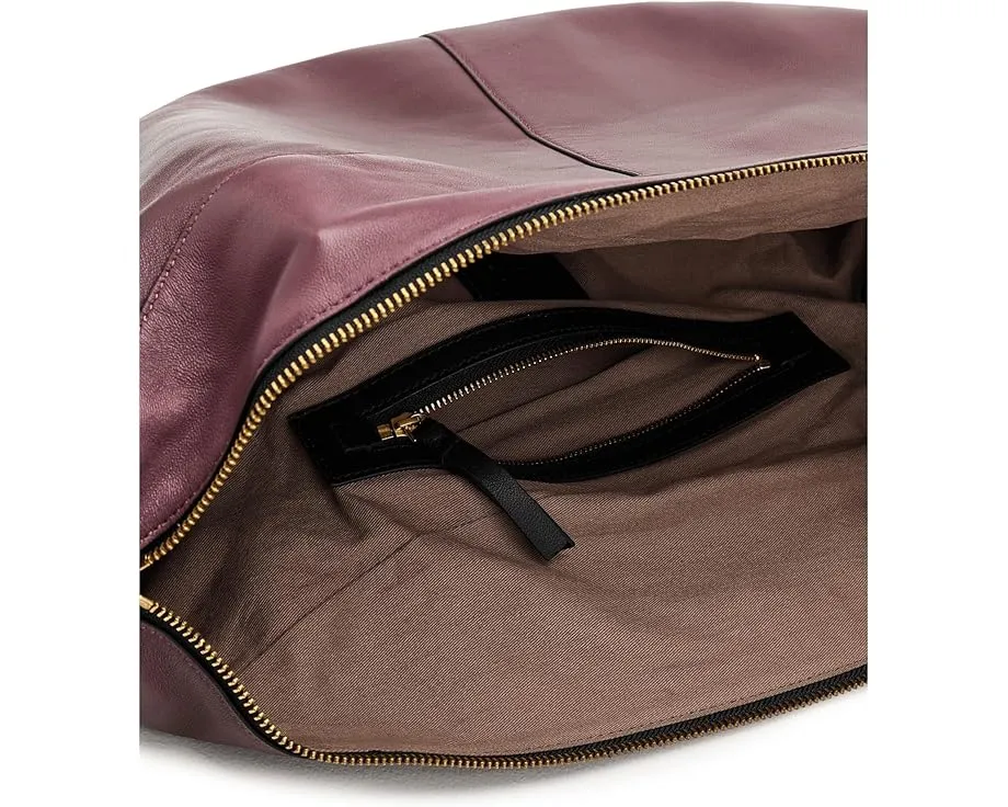 Сумка через плечо AllSaints Luna из мягкой кожи с молнией сверху