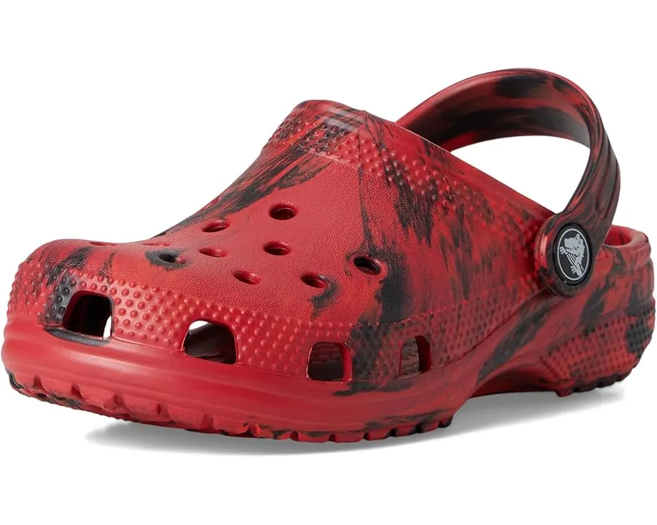 Crocs Classic Marbled Tie-Dye Clogs детские сабо в технике тай-дай