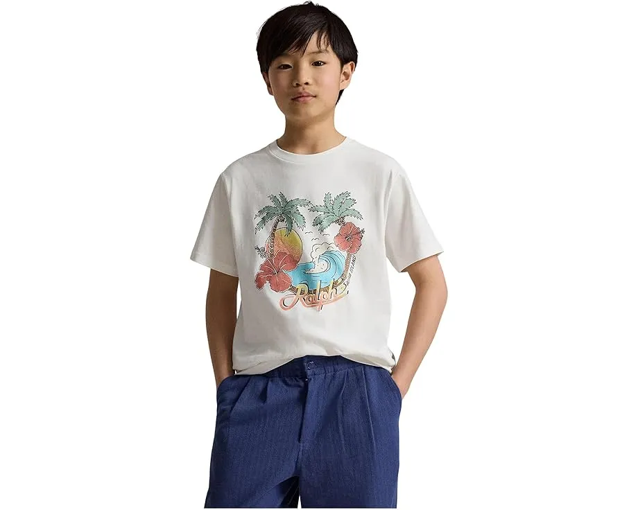 Cotton Jersey Graphic Tee (Big Kid)