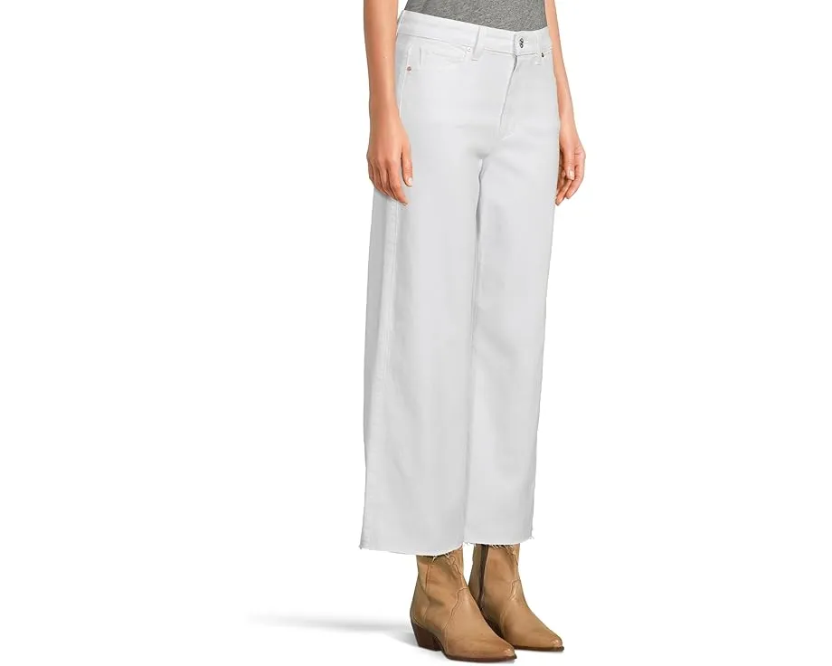 Брюки Paige Anessa с высокой талией и широкими штанинами в белом цвете