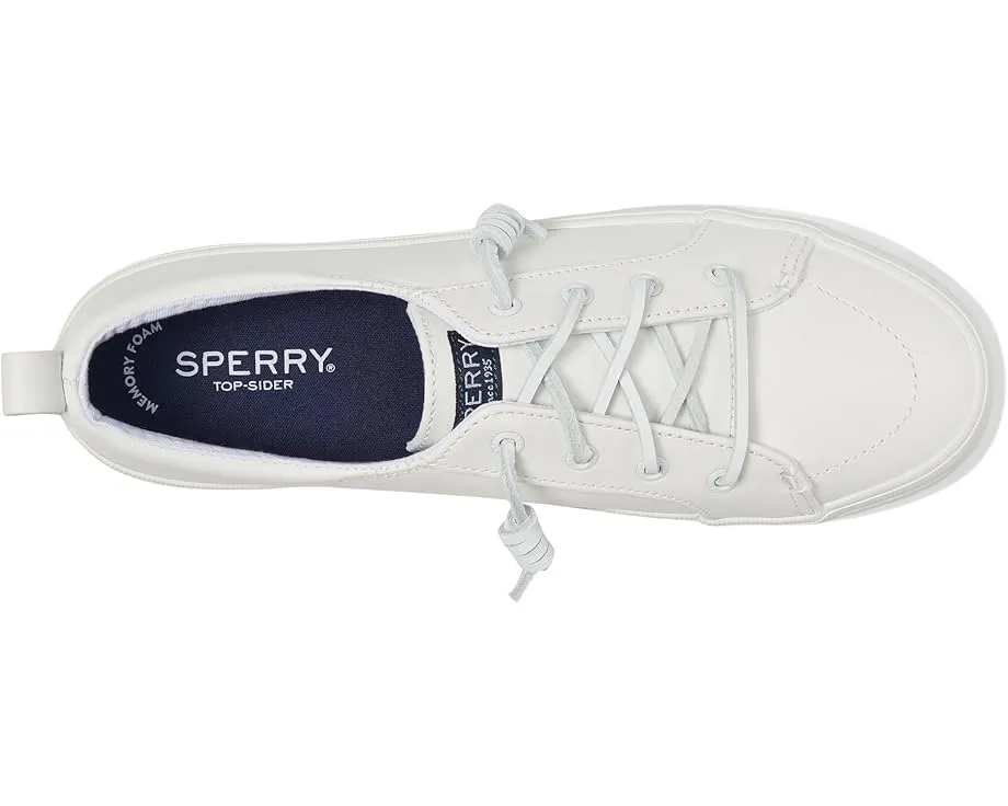 Кроссовки Sperry Crest Vibe Triple Leather на высокой платформе