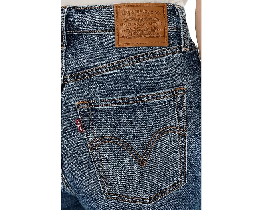 Джинсы Levi's Premium Ribcage Super High Waist с прямыми штанинами и высокой посадкой