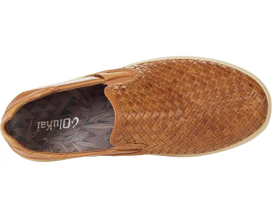 OluKai Lae'ahi Lauhala лоферы из кожи с текстильной подкладкой