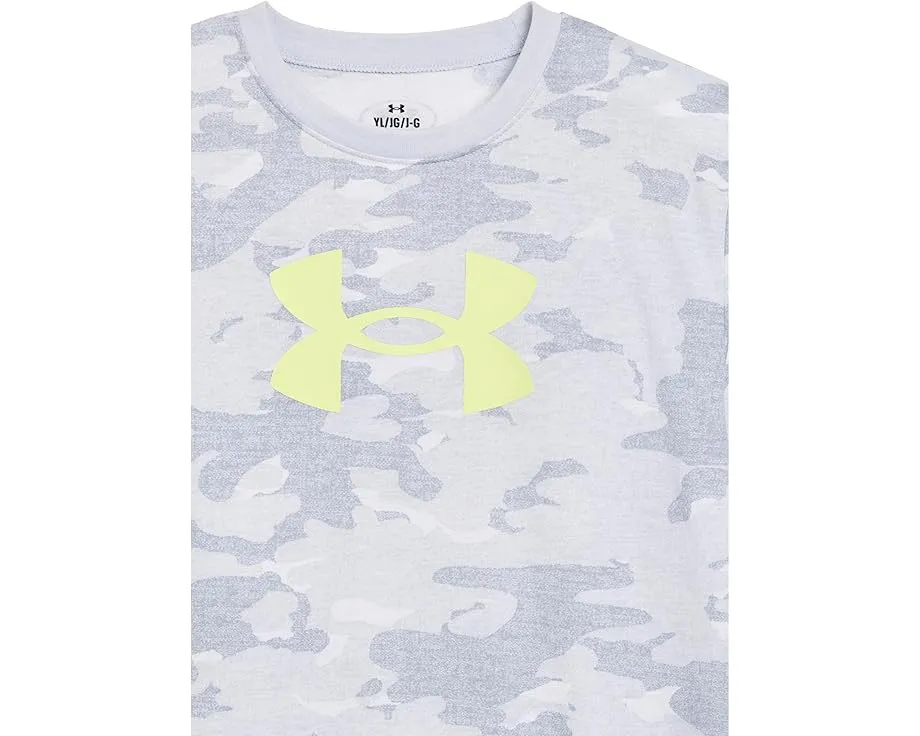 Футболка Under Armour AOP Camo Logo для детей с камуфляжным принтом