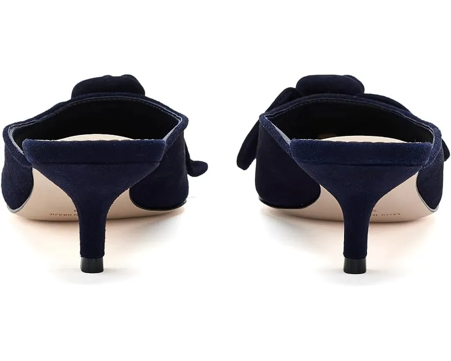 Мюли Layla Suede Kitten Heels от Cinq à Sept на низком каблуке