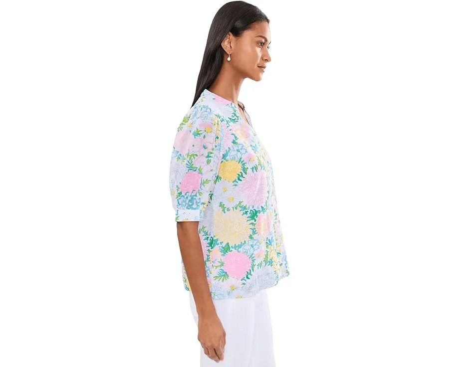 Lilly Pulitzer топ Brinelle с разноцветным цветочным принтом