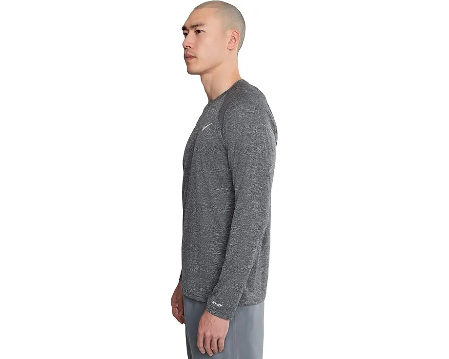 Футболка Nike для плавания Heather с длинным рукавом и технологией Dri-FIT