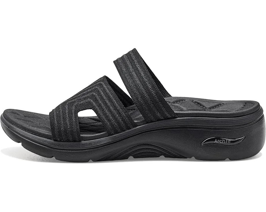 Сандалии Skechers GO WALK Arch Fit 2.0 с блестящим трикотажем