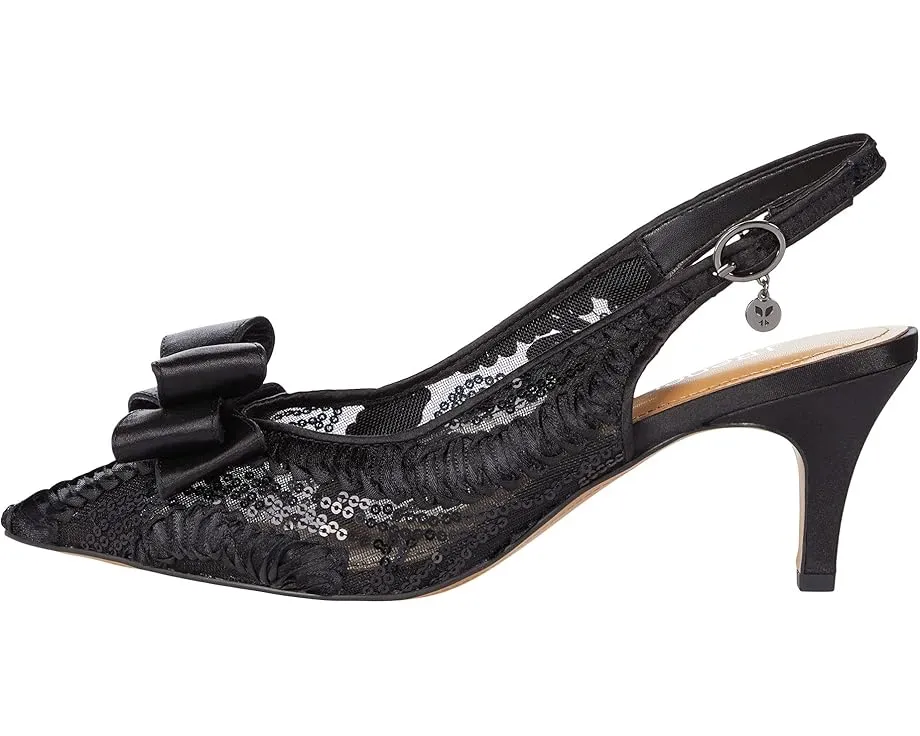 Вечерние туфли J. Renee Yazmine с бантом и котячьим каблуком