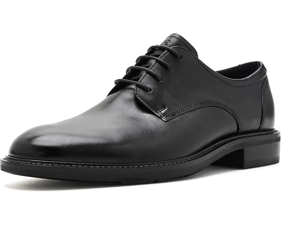 Туфли ECCO Prague Derby Plain Toe Oxford кожаные на шнуровке