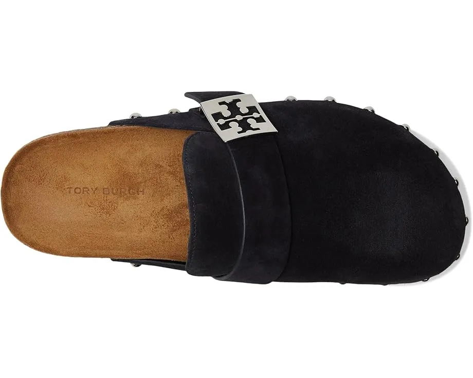 Мюли Tory Burch Mellow Stud с ремешком и металлическим логотипом