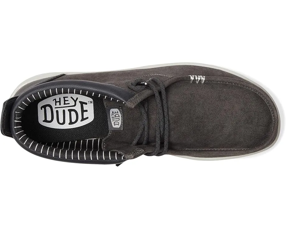 Лоферы Hey Dude Wally Mid Gripr Vin Classic из вощеного хлопка