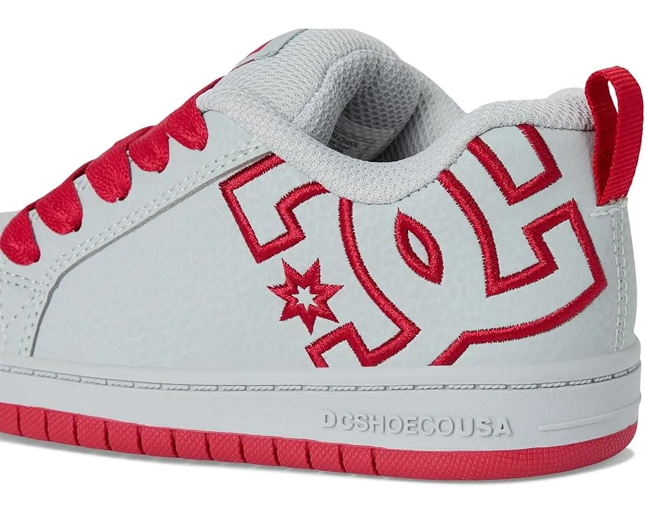 DC Kids Court Graffik детские скейтбордические кеды с вулканизированной подошвой