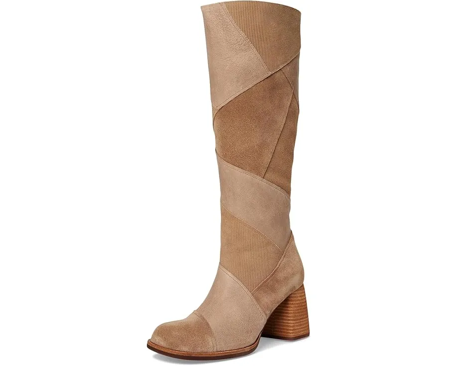 Высокие сапоги Kork-Ease Asbee в стиле пэчворк из итальянской кожи