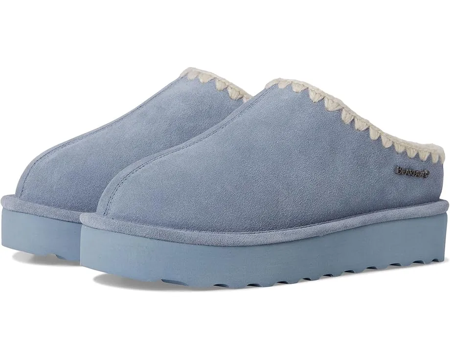 Домашние тапочки Bearpaw Crochet Martis с вязаным декором и съемной стелькой