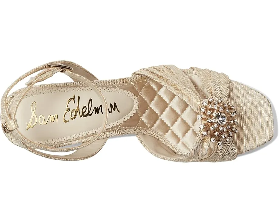 Сандалии Sam Edelman Janelle на платформе с квадратным носком и декором из кристаллов