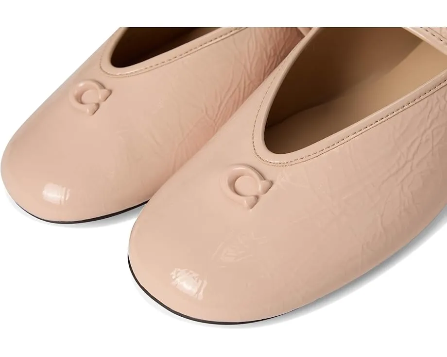 Туфли COACH Mary Jane с рельефным логотипом C из лаковой кожи