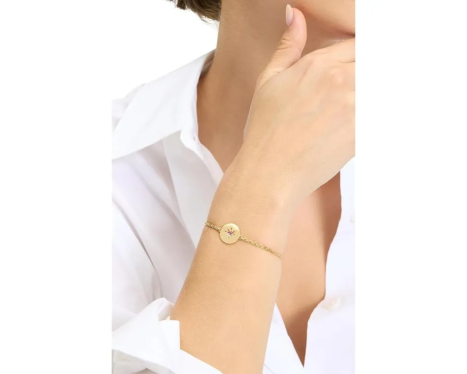 Розовый браслет Creativity из коллекции Color Spark с медальоном от Kate Spade New York