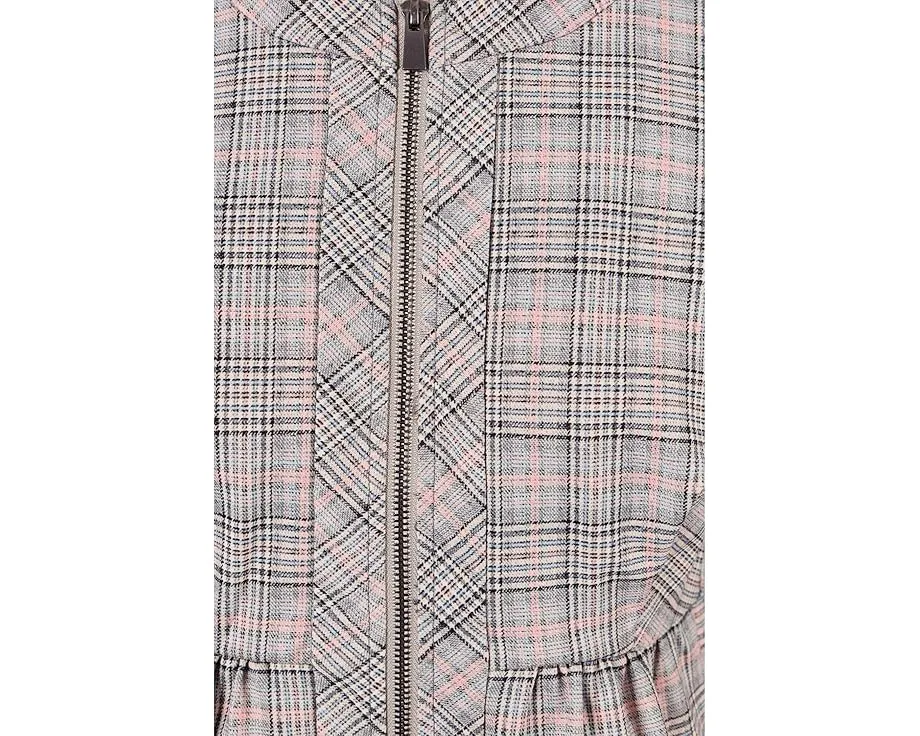 Petite Zip Front Peplum Jacket