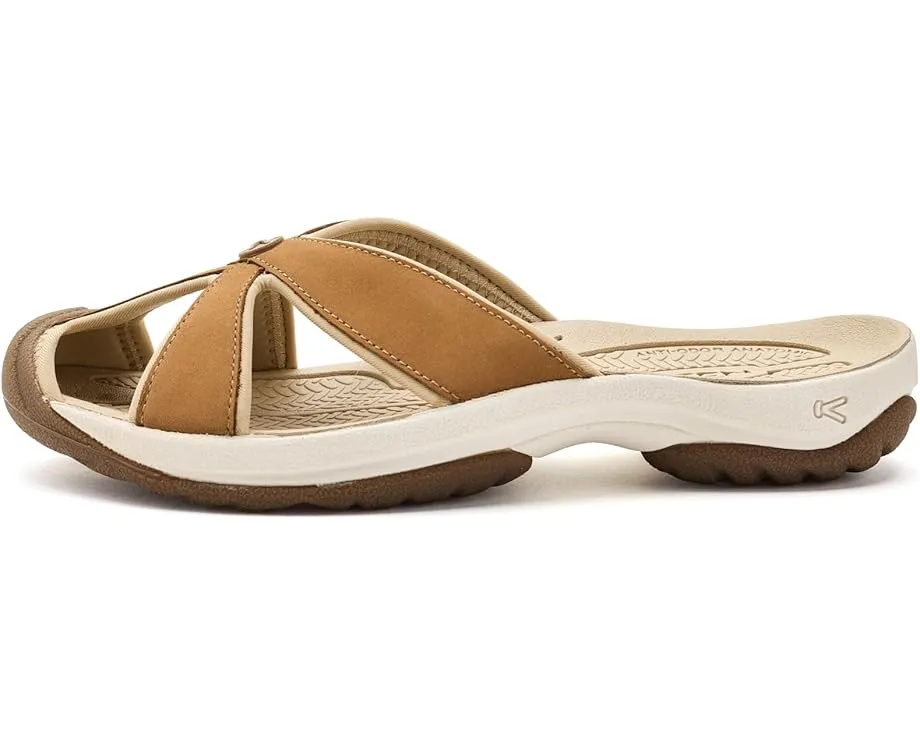 Сандалии KEEN Bali Leather Slide с защитой для пальцев и быстросохнущими ремнями