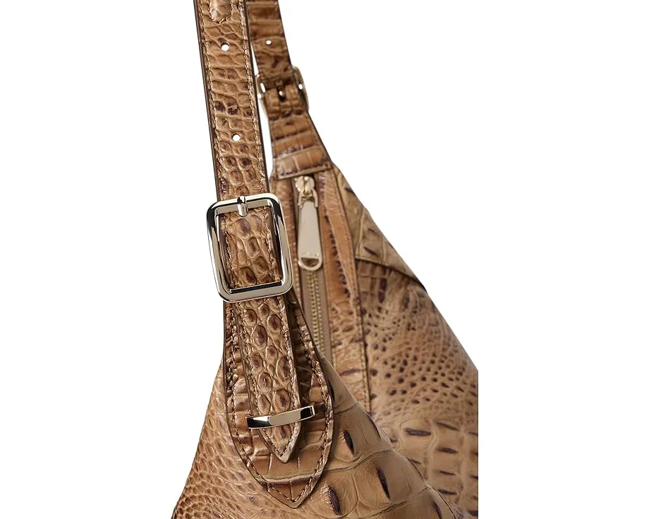 Вместительная сумка через плечо Edie в бохо-шик стиле с двойной пряжкой Brahmin