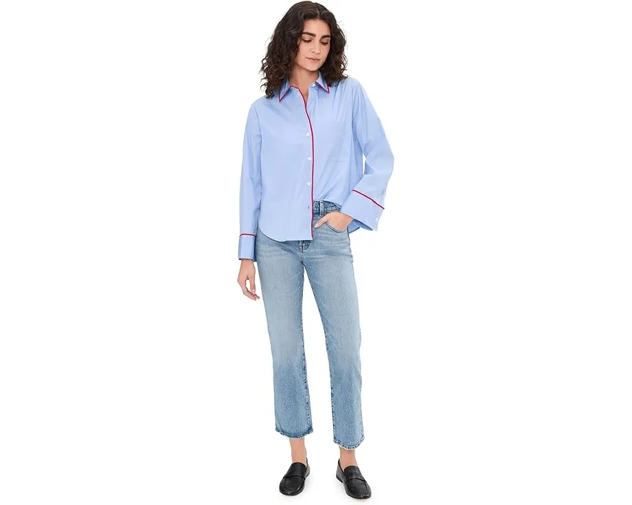 Джинсы Madewell SH Longline Straight в цвете Raebrook с завышенной талией