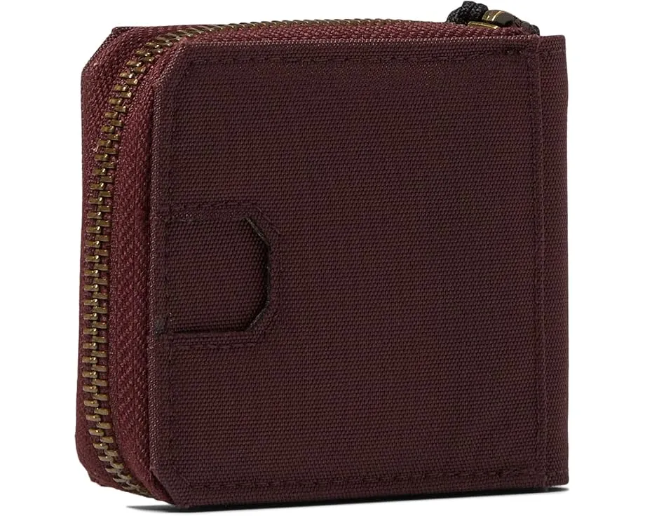 Carhartt нейлоновый кошелек на молнии Nylon Duck с отделением для карт