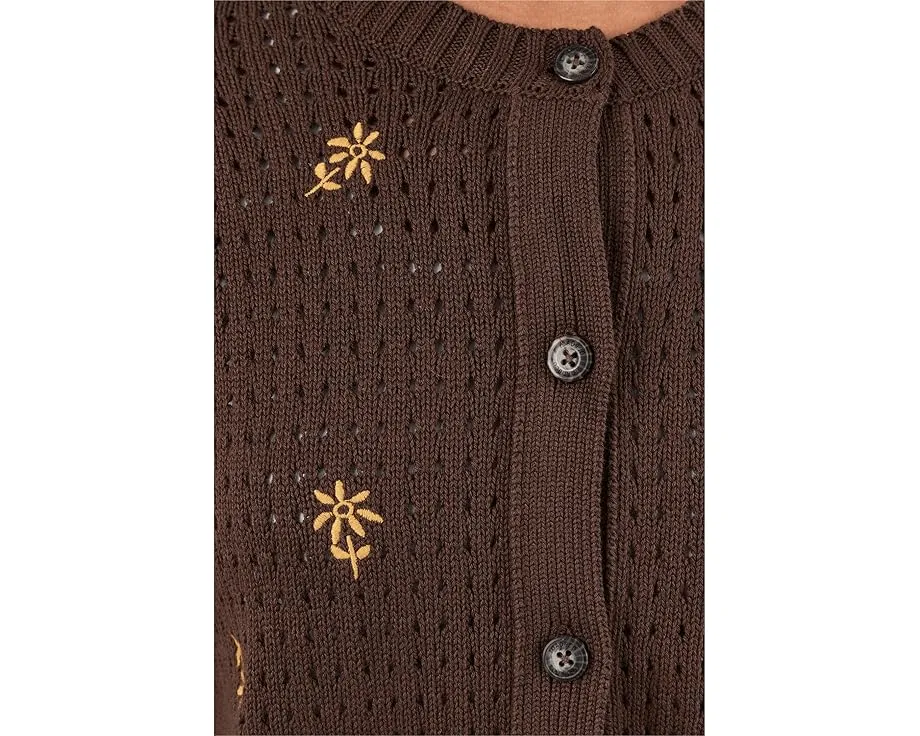 Кардиган Bianca Embroidered Cardigan от Toad&Co с вышивкой и удлиненным силуэтом